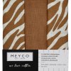 Meyco 3-pack monddoeken - Zebra-Uni camel-Zebra