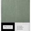 Meyco hoeslaken ledikant Stone Green