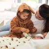 Badjas caramel bruin 1-2 jaar