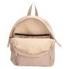 Rugzak corduroy met naam beige