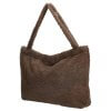 Teddy shopper voor kinderwagen bruin