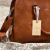Schoudertas Charm London Cognac
