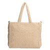 Teddy mombag shopper soft ecru