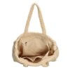 Teddy mombag shopper soft ecru