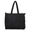 Teddy mombag shopper soft zwart