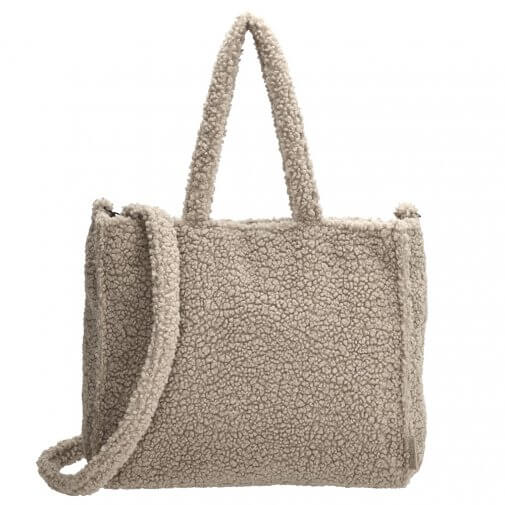 Teddy mombag shopper soft taupe