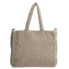 Teddy mombag shopper soft taupe