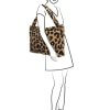 Mombag teddy shopper panter bruin