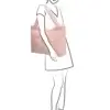 Mombag teddy roze