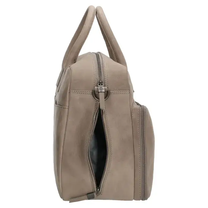 Micmacbag MALMÖ luiertas | Grijs Leder