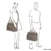 Micmacbag MALMÖ mombag grijs