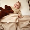 Wiegdeken Ajour beige