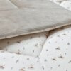 Boxkleed beige | Flower velours