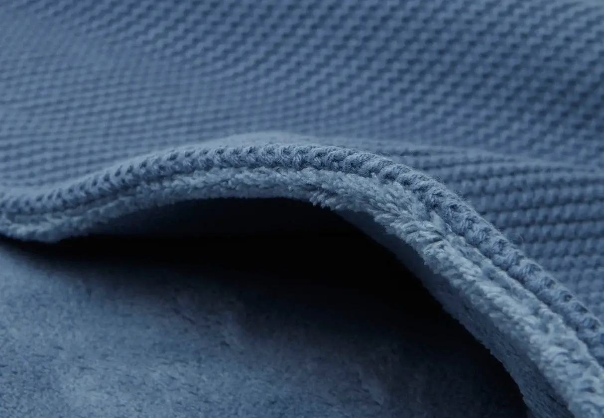 Deken ledikant Knit - BlueFleece