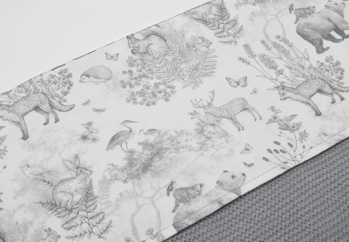 Laken Wieg 75x100cm - Forest Animals