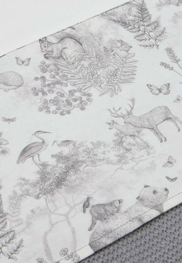 Laken Wieg 75x100cm - Forest Animals