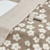 Teddy babydeken daisy beige