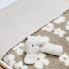 Teddy babydeken daisy beige