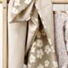 Teddy babydeken daisy beige