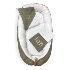 Babynestje XL Olijfgroen