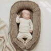 Babynest Rib Donker Beige