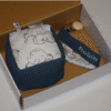 Handgemaakt speenkoord met naam voor baby in verschillende kleuren